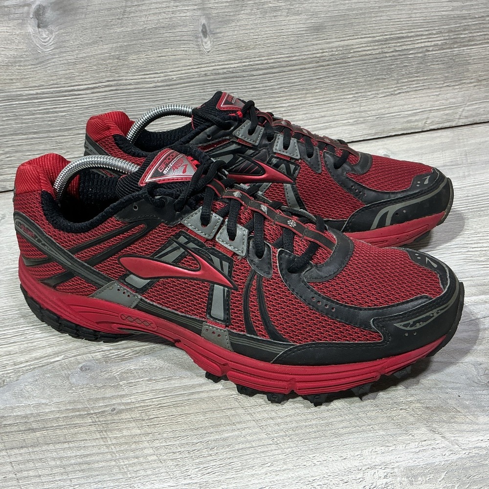 Brooks Adrenaline ASR 9 Men's US 12 2E Red Black Trail Running Shoes 1101232E062
